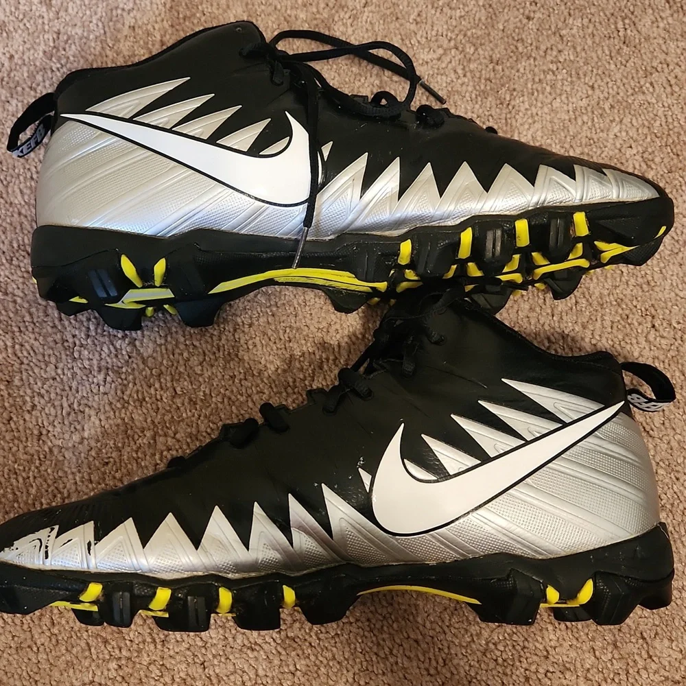 Nike Alpha Menace Shark Football Cleats, Mens 13W - Picture 6 of 10
